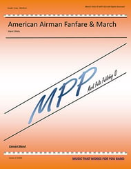 American Airman Fanfare and March Concert Band sheet music cover Thumbnail